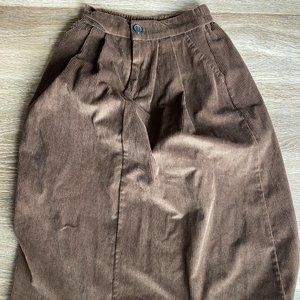 Midi brown skirt